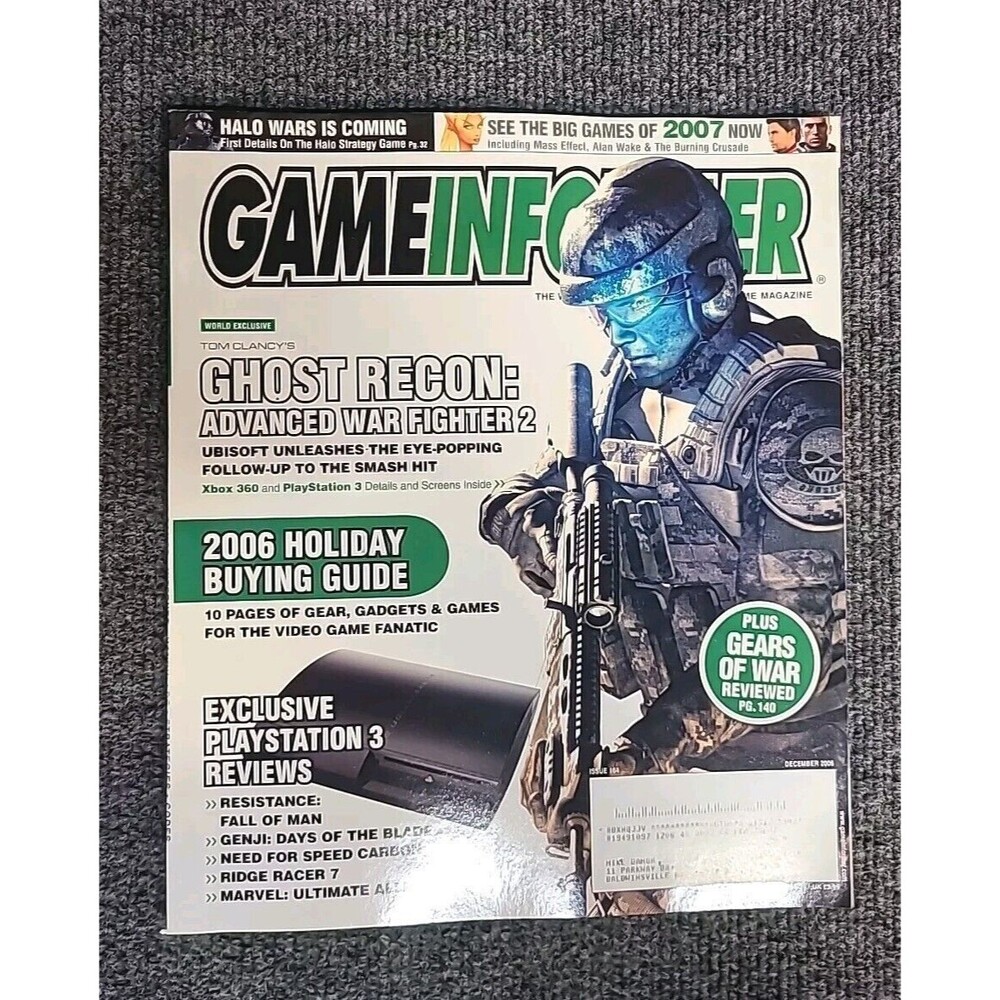 Vintage Game Informer Ghost Recon  #164 December 2006 Stragety Guide
